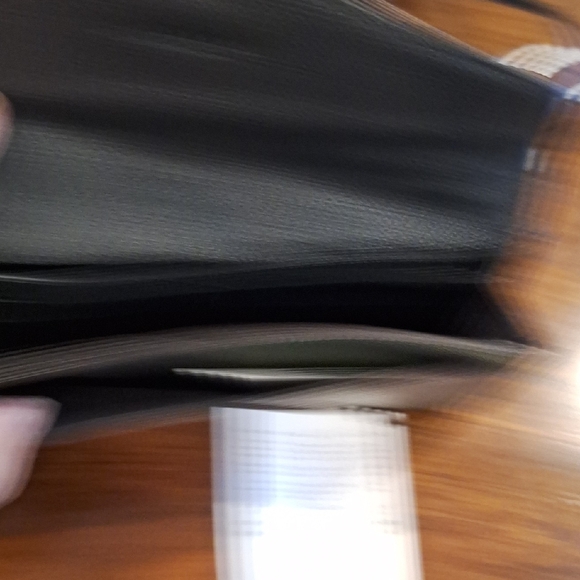 Coach Iridescent Purple and Blue Crossbody Bag, Wallet, Charm, And Dust Bag - Picture 13 of 14